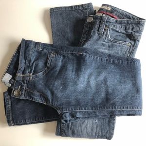 2 PR Jeans JOLT/REFUGE Skinny Size 7 Drk Wash